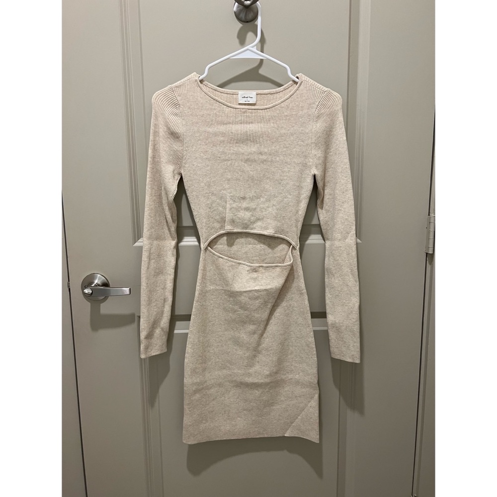 Aritzia Wilfred Free Cutout Mini Dress